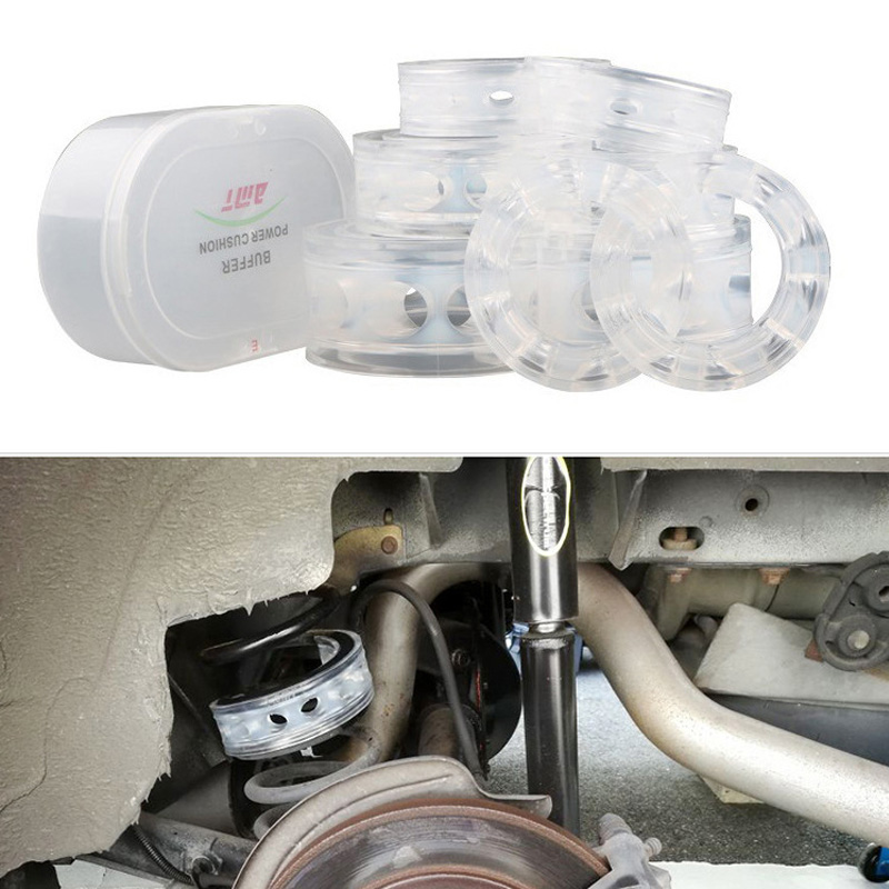 1 Uds. Accesorios universales para coche, amortiguador de suspensión para coche, amortiguadores transparentes, principio de amortiguación de adaptación