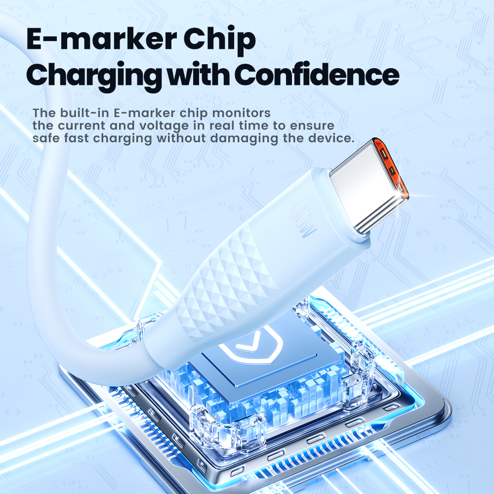 Toocki 100w usb c til type c-kabel hurtigladekabel datakabel til iphone 15 macbook huawei xiaomi poco samsung-kabel