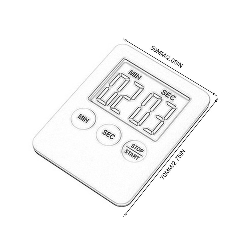 Led Digital Kitchen Electronic Timer Countdown Medication Reminder Kitchen Timer Portable