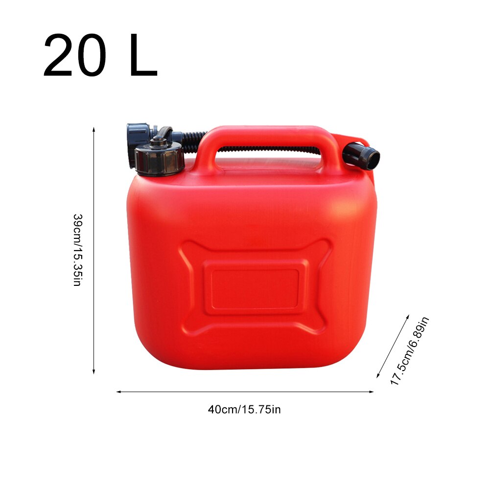 Réservoir de carburant pour voiture, 20l 10l 5l, Portable, bouteille de stockage en plastique épais, antistatique, réservoir d&#39;essence, réservoir d&#39;huile