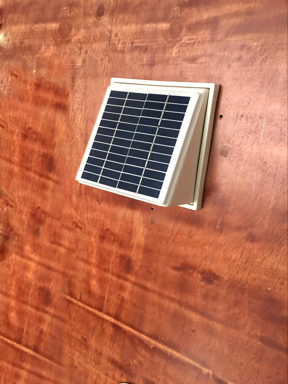 68CFM-ventilador de pared Solar de plástico, Extractor de aire de 2,5 W, diámetro de 120mm, para cobertizo e invernadero