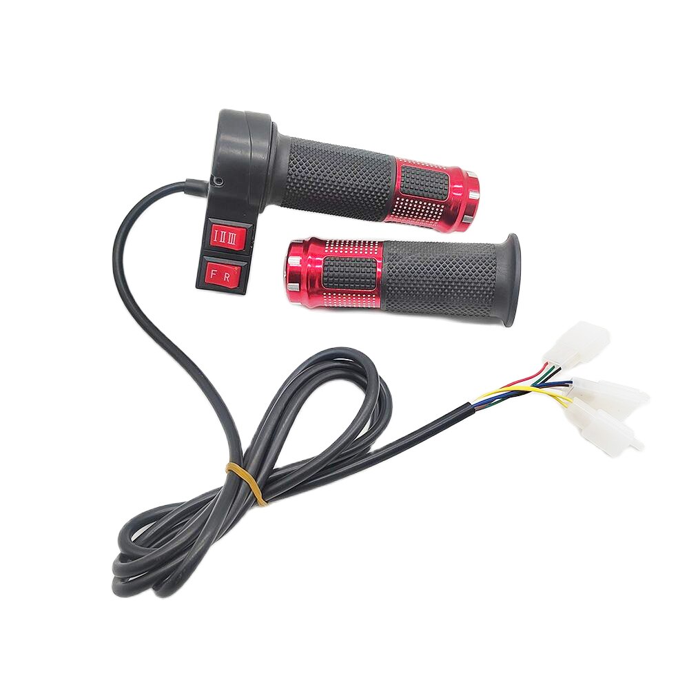 12-96V throttle with 3-speed line and forward reverse twist Throttle Grip for ebike/electric bike/tricycle