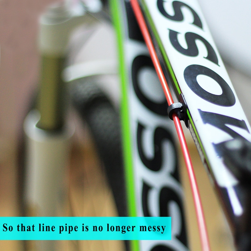 Adaptador de grampo fixo para cabo de freio, adaptador de alumínio para bicicleta, alavanca de câmbio, fivela de u, guia para tubo