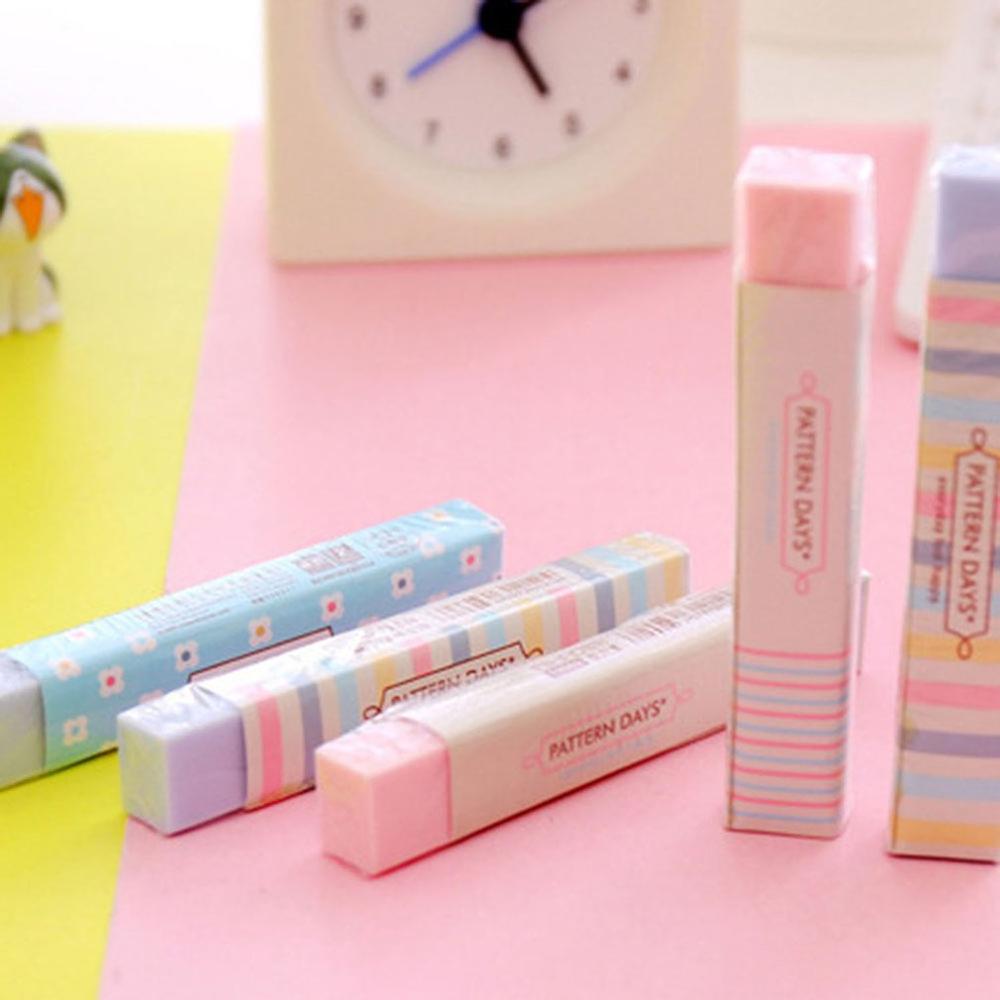 Student Prizes Cute Fresh Strip Eraser School Supplies Stationery Kindergarten Children Birthday