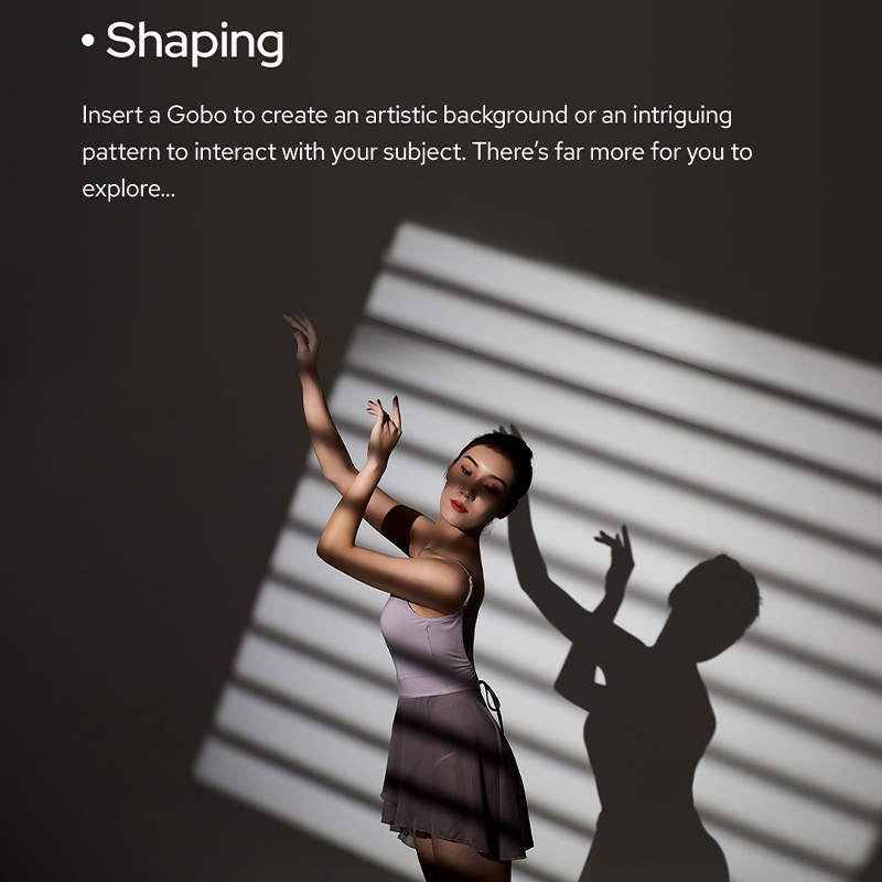 Godox VSA-19K VSA-26K VSA-36K Spotlight Attachment Conical Snoot Optical Condenser with Bowens Mount for VL300 SL150II LED Light