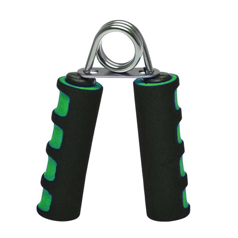 2022 Foam Hand Grip Strengthener Finger Exerciser Wrist Arm Strength Relieve Wrist Pain Adjustable Gym Wrist Strength Exerciser: Green