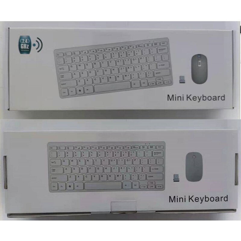2.4G Wireless Keyboard and Mouse Combination Multifunction Small Keyboard Power Saving Mouse Wide Compatibility