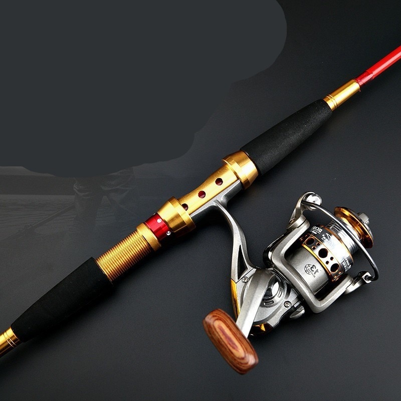 Superhard 1.8m 2.1 m carbon lockspö spinning fiskespö båtfiske kan fånga stora fiskar