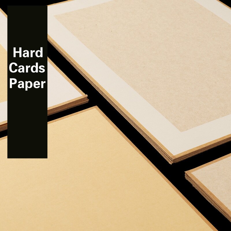 A4 A5 Antique Thicken Xuan Paper Raw Rice Paper Jam Brush Calligraphy Practice Mupi Hemp Landscape Creation Paper Hard Cards