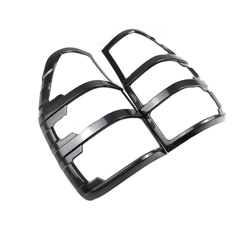 Fit for ranger accessories ABS carbon fiber tail light covers trim T6 T7 xlt - Car rear lamp cover