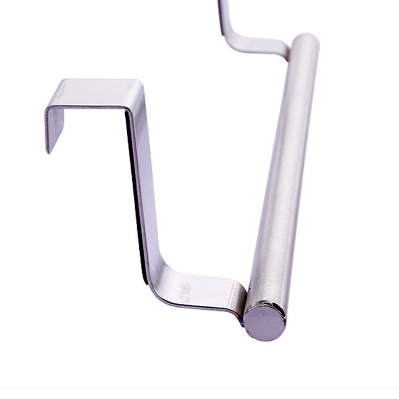 Colgador de acero inoxidable de 24/36cm para armario, cajón, toalla, colgador para colgar sobre la puerta, organizador para cocina y baño