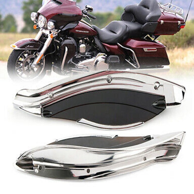 Motorcycles Adjustable Batwing Fairing Side Wing Air Deflector for Touring Electra Glide Street