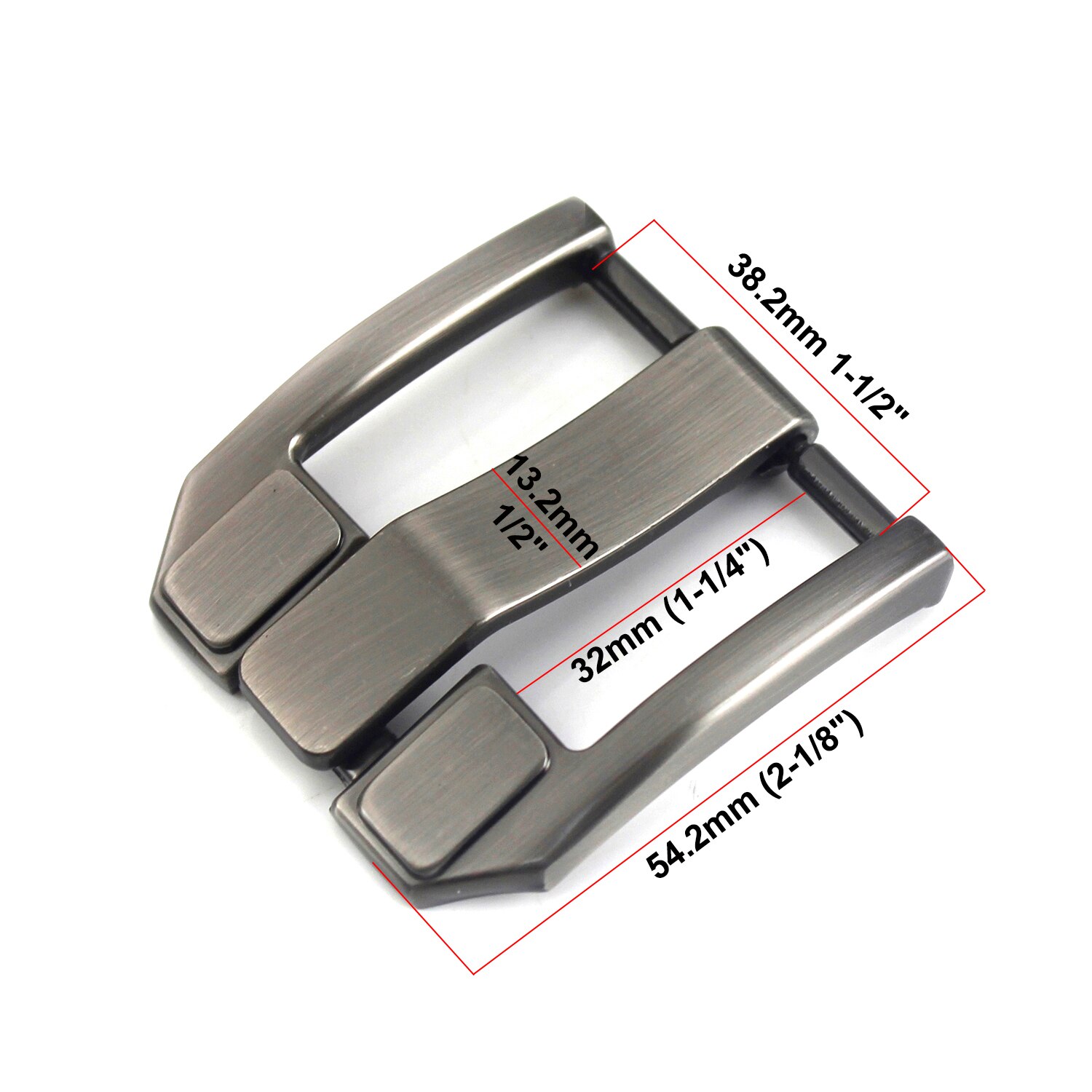 1 pçs fivela de cinto masculino 40mm metal pino fivela moda jeans fivelas para 36mm-38mm cinto diy couro artesanato acessórios