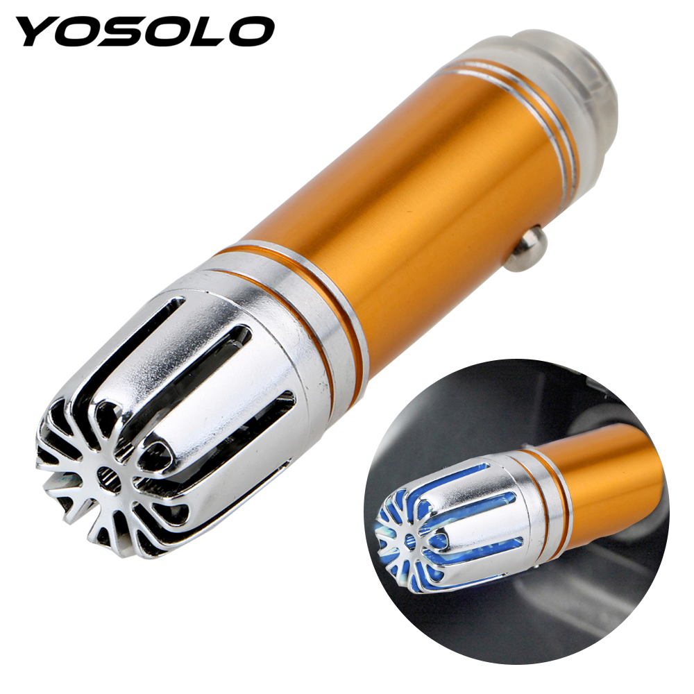Yosolo Mini Auto Luchtreiniger 12V Auto Luchtverfrisser Auto Fresh Air Purifier Ionische Oxygen Bar Ozon Ionisator Cleaner