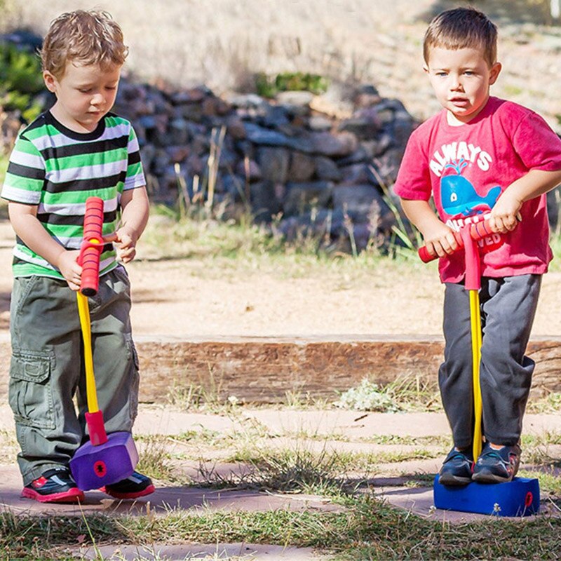 Frog Jumping Children Jumping Pole Toy Bouncing Device Bouncing Ball Doll Bouncing Pole Long Height Balance Training Equipment