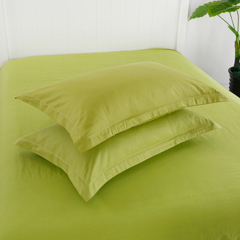 Taie d'oreiller rectangulaire 100% coton, 2 pièces, solide, 48x74cm, , 45: Color 11