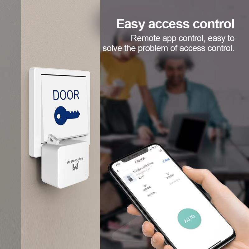 no install needed smart wireless switch mobile phone bluetooth control magic switch bot unlock electric door light switch
