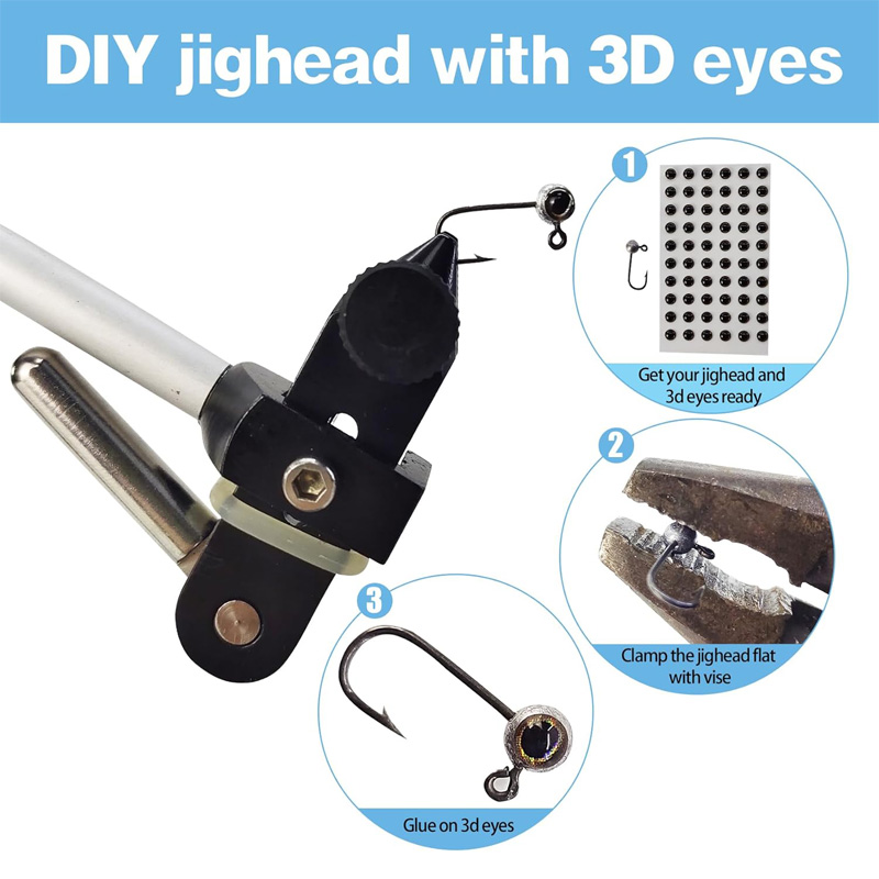 Juego de anzuelos de pesca de Color Original, accesorios de pesca de carpa, cabezal de anzuelo, equipo de artículos de pesca, tipo de pez de pesca de 0,45/1/2g, 50 Uds.