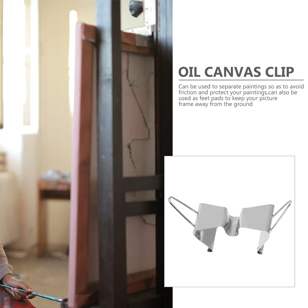 4pcs Wet Canvas Clips Oil Canvas Clips Oil Painting Frame Clamps Separating Clip