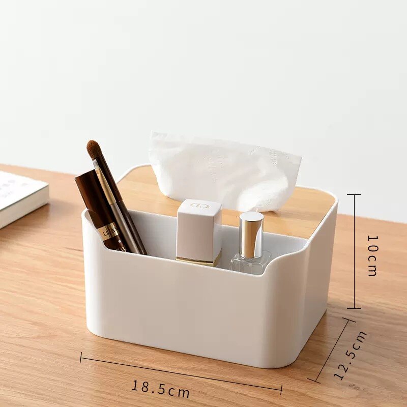 Plastic Tissue Box Removable Cover Napkin Holder Storage Organizer Tissue Holder Case Home Decoration: TYPE 6