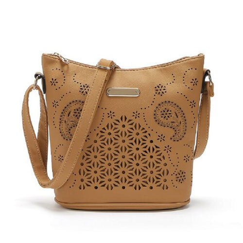 REPRCLA évider femmes seau sacs Vintage sac à bandoulière bandoulière haute capacité femmes Messenger sacs dames sacs à main