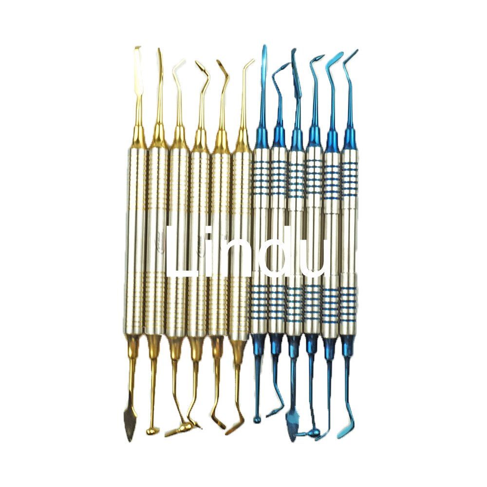 6Pcs Dental Resin Filling Tools Composite Filling Spatula Stainless Steel Dentistry Repair Instrument Dentist Material