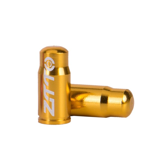 Ztto 2 Stuks Road Mtb Bike Presta Valve Caps Bedekt Protector Stofdicht Fiets Presta Ventiel Cap Voor Tubeless Ventiel: gold 2pcs