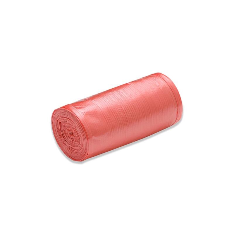 Bolsas de basura, bolsas de basura gruesas de un solo Color, duraderas, desechables, de plástico para limpieza ambiental, utensilios de cocina para el hogar: Rojo