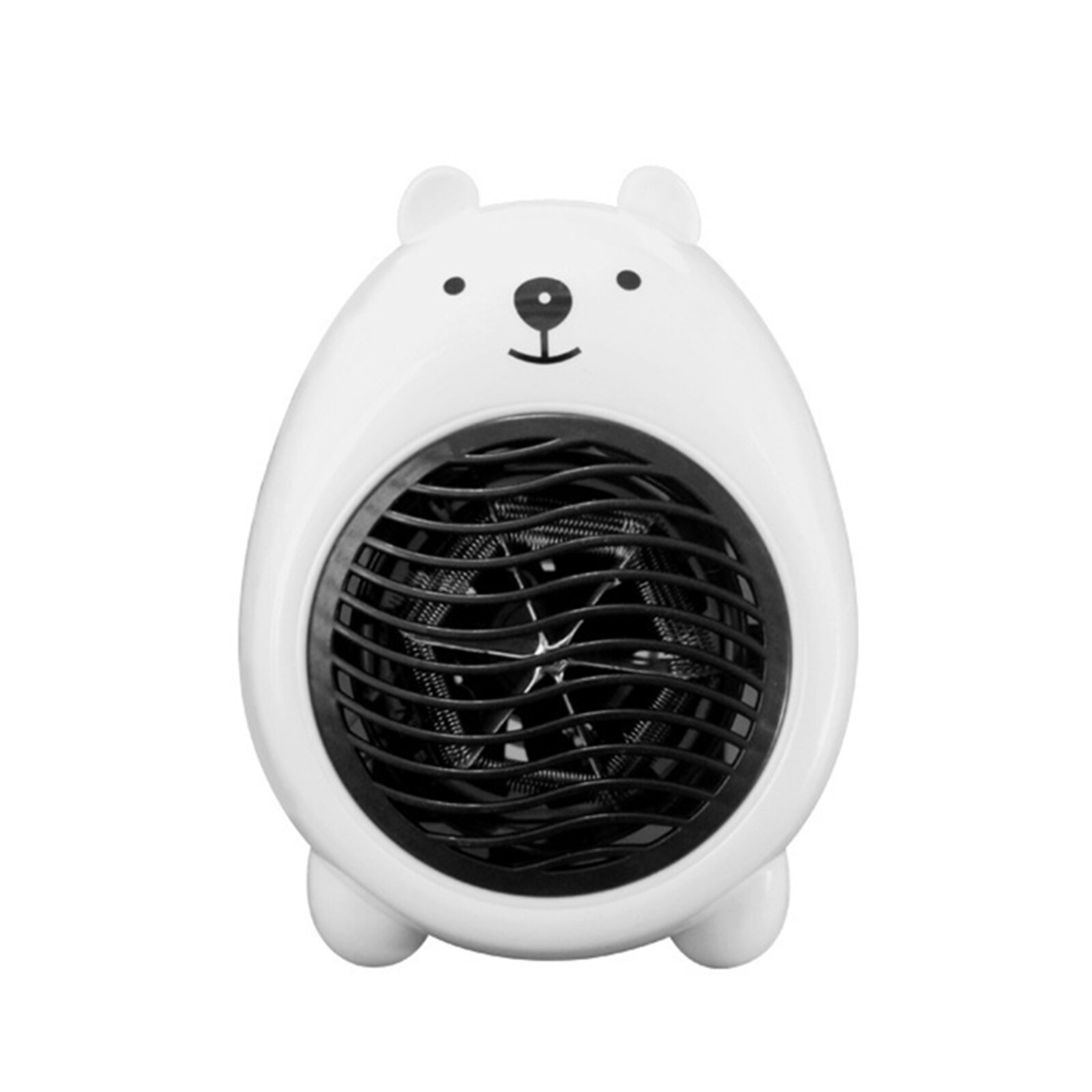 Mini Heater Portable Electric Space Heater Home Office Desktop Air Heater Remote Quick Heat Thermostat: White