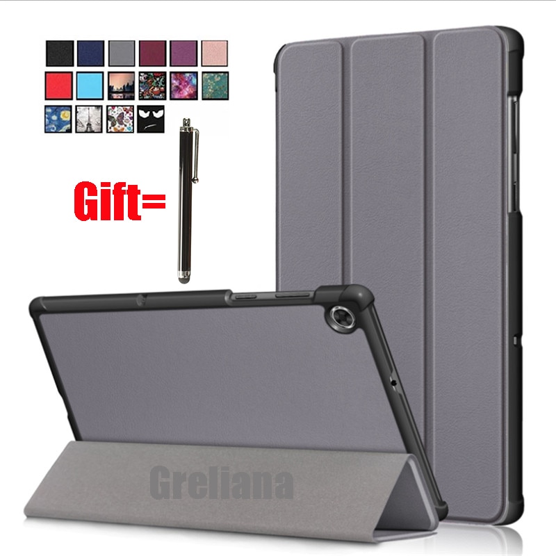 Hoesje voor lenovo tab  m10 fhd plus tb -x606f x606x 10.3 smart cover funda voor lenovo tab  m10 x505f x605 10.1 inch standaard shell + pen