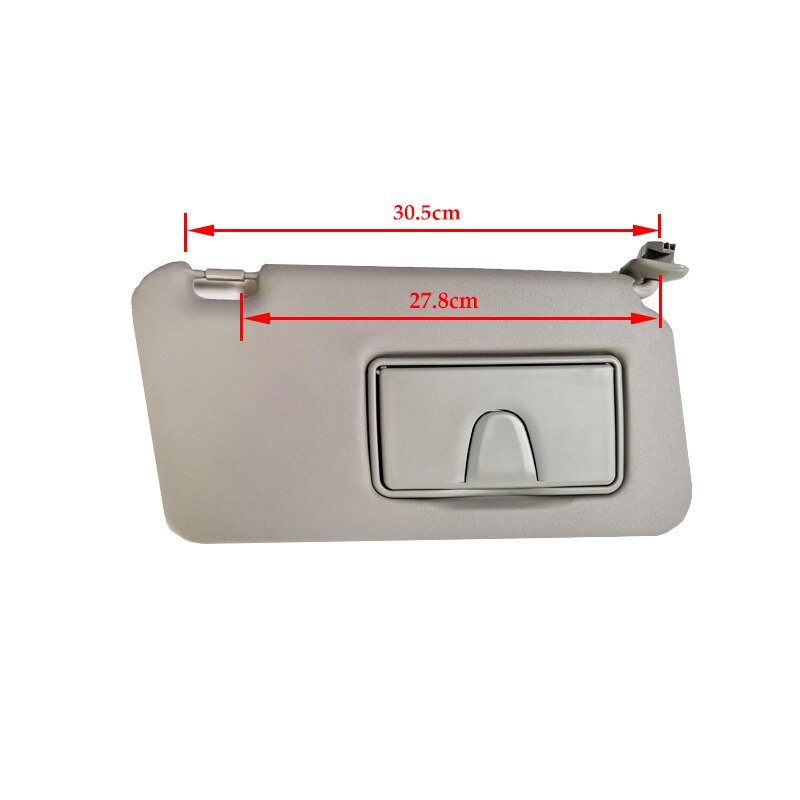 Voor Suzuki Swift 2006 Splash 84801-63J51-6GS Zonneklep Zon Schild Met Glas Spiegel Rechtsvoor Passenger Zonneklep