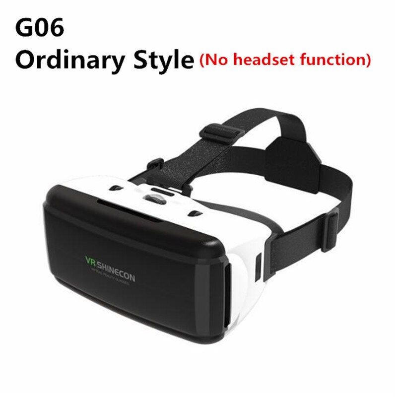 Original VR Virtuelle Realität 3D Gläser Kasten Stereo VR Google Karton Headset Helm für IOS Android Smartphone Bluetooth Rocker: G06