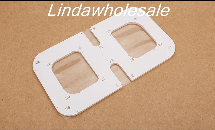 Diy leer hulpmiddel afgeronde maken template hoek heerser