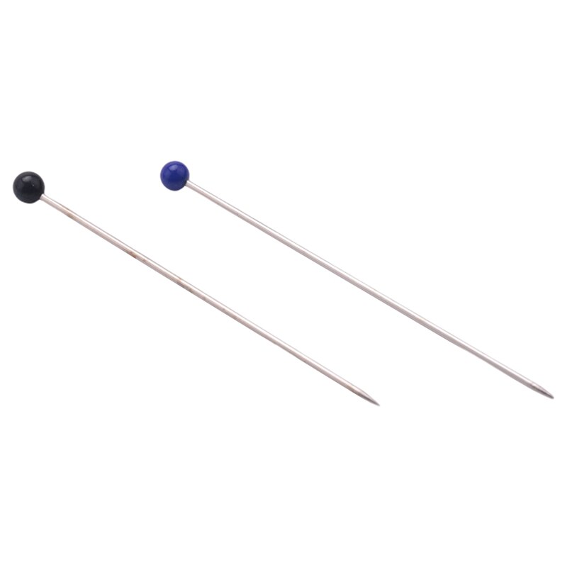 1000 Pieces Sewing Pins,1.5 Inch Multi-Color Glass Ball Head Pins,Straight Quilting Pins,Drawing Pin with Transparent Box for Dr