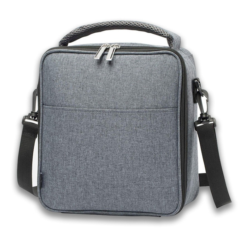 Heopono fitness Poliestere di Alluminio con Cerniera Scatola del dispositivo di Raffreddamento di Modo Nizza di Disegno Crossbody del Sacchetto di Pranzo Termica