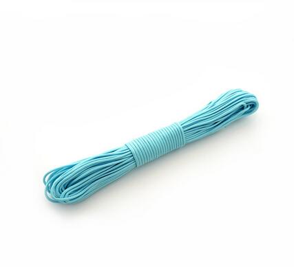 5 Colors Glow in the dark Luminous Paracord 550 100FT Parachute Cord Lanyard Rope 7 Strands Cores Outdoor Survival: Blue / 10M