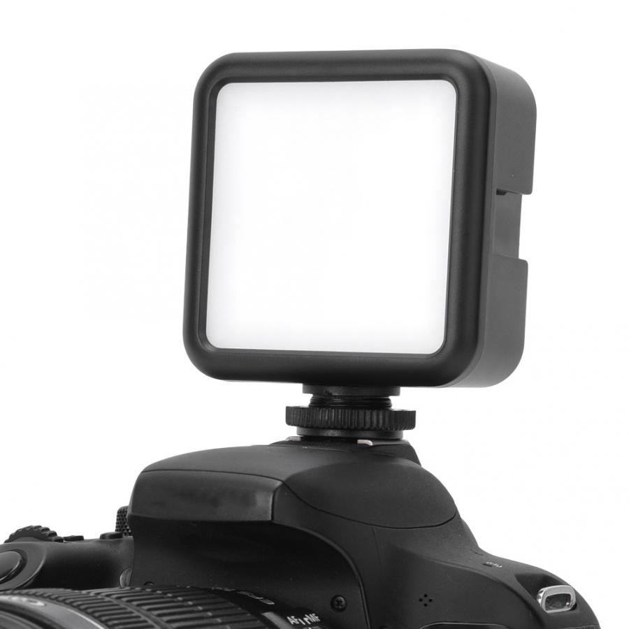 Ulanzi 6W Mini Led Video Licht Dimbare Fotografie Lamp Met Koud Shoe Mount Voor Canon Nikon Sony Dslr Camera vlog Licht Invullen