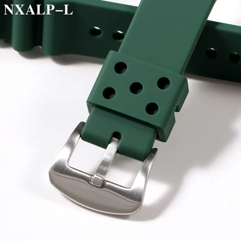 20mm 22mm Bracelet de montre en Silicone pour Seiko SKX007 SKX009 plongée 007 SRP777J1 Prospex Bracelet de montre hommes femmes Bracelet de Sport étanche