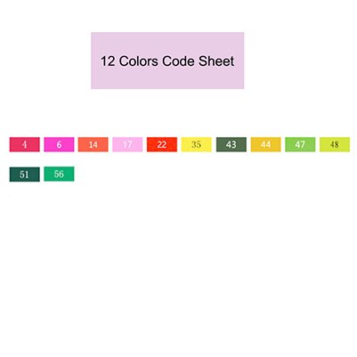 TOUCHFIVE-rotuladores de doble punta para dibujo, marcadores gráficos de Alcohol para bocetos, suministros de arte, 12, 36, 48, 80 y 168 colores: 12 Colors Black