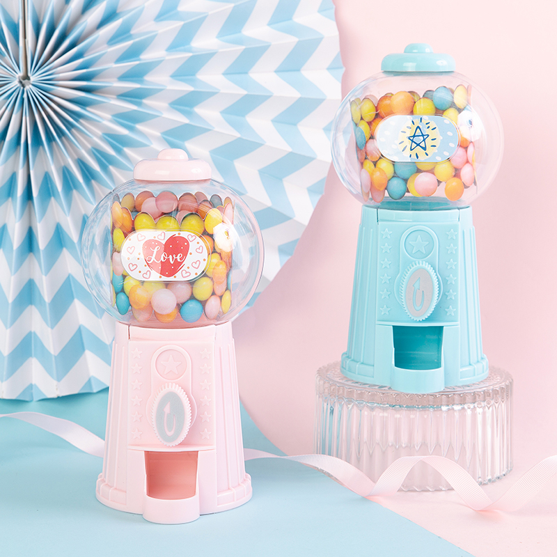 Decoratieve Spaarpot Goedkope Mini Machine Snoep Dispenser Sweets Box Transparant Grappig Spaarpot Skarbonka Home Decor HX50MB