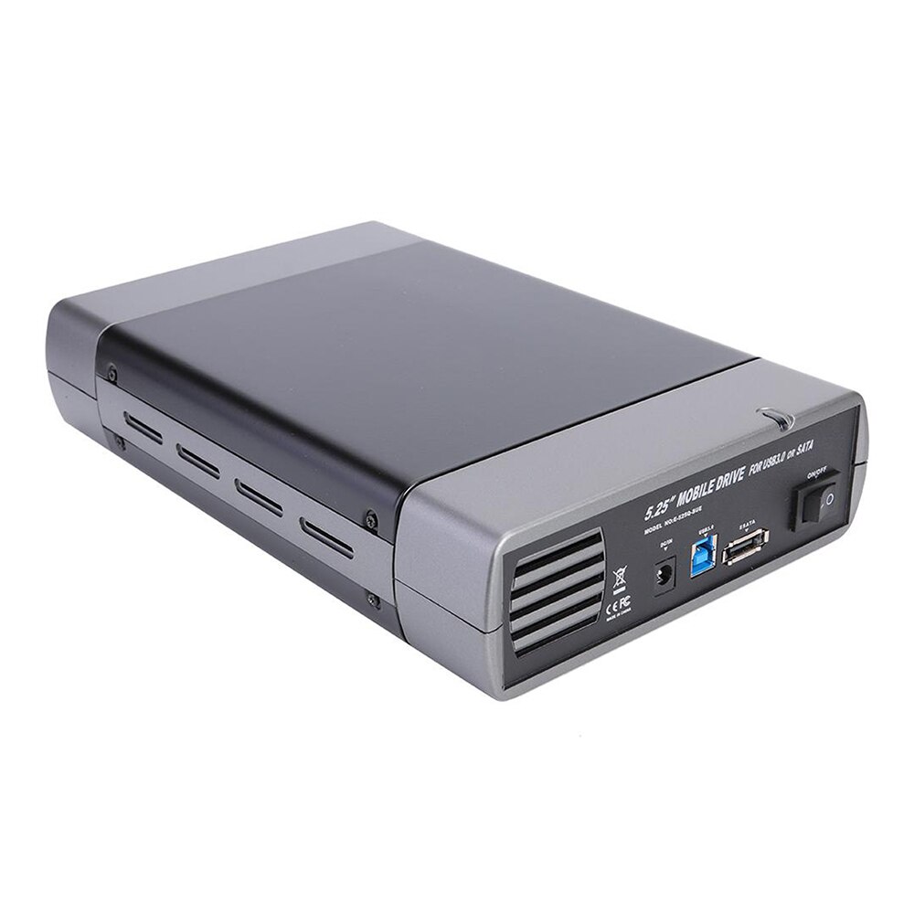 5.25 inch USB 2.0/USB 3.0 SATA External Optical Drive Case Enclosure Box Adapter For PC For All 3.5" SATA Hard Disk