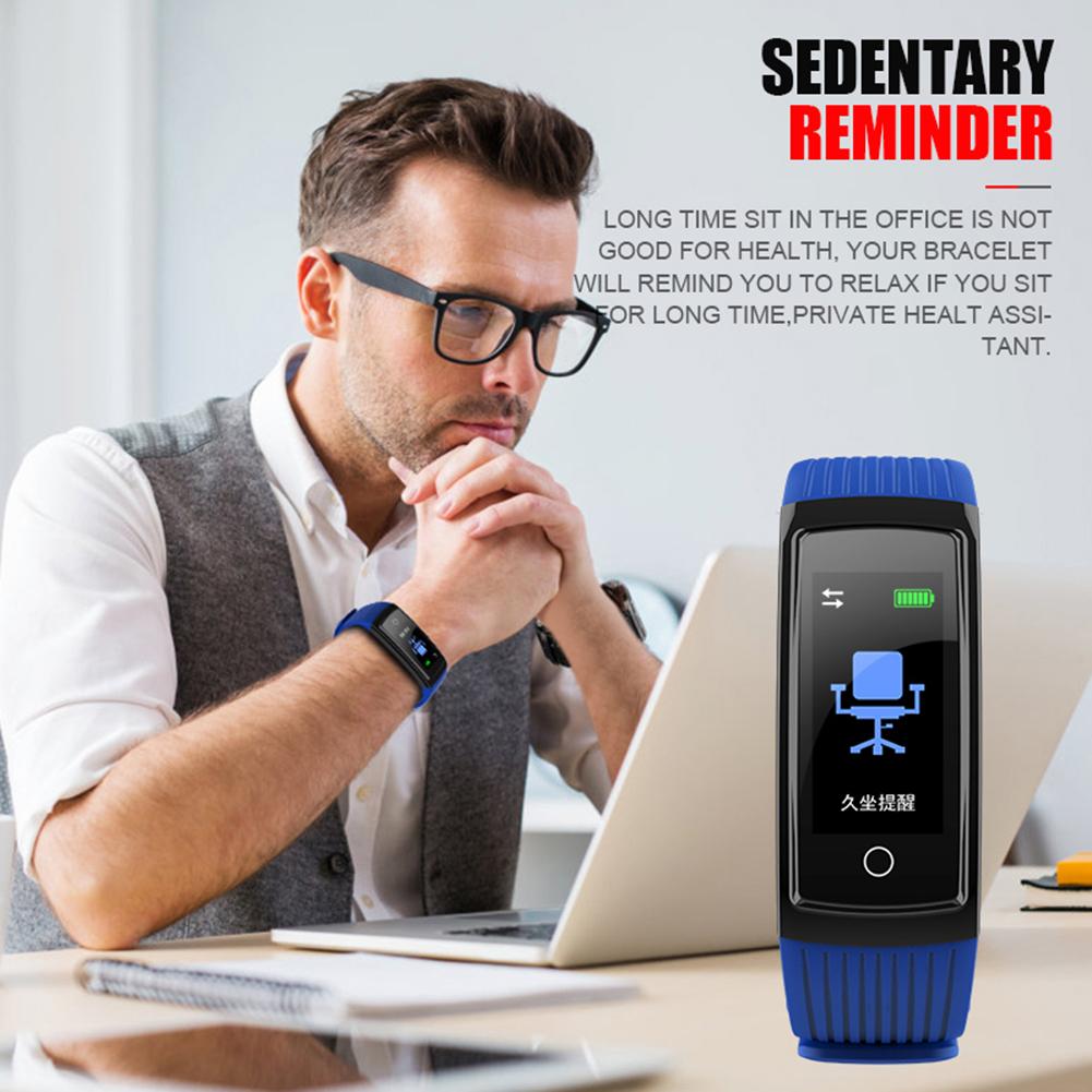 Smart Bracelet 3 Colors Smart Wristband Color Screen Smart Band Heart Rate Step Counting Exercise Reminder Waterproof Fitness