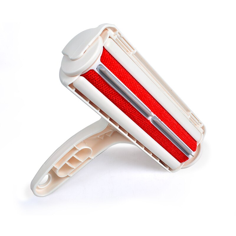 Pet Hair Remover Roller Hond Kat Haar Borstel Verwijderen Hond Kat Haar Van Meubels Tapijten Kleding Zelfreinigende lint: Red
