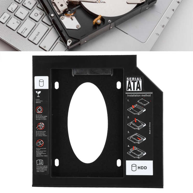 Universal 7-9.5mm Notebook Optical Drive SSD/HDD Hard Drive Carrier MSATA/NGFF