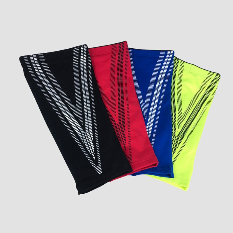 1 paar Antislip Compressie Been Mouwen Basketbal Voetbal Kalf Ondersteuning Running Shin Guard Fietsen Beenwarmers Zon UV Protector