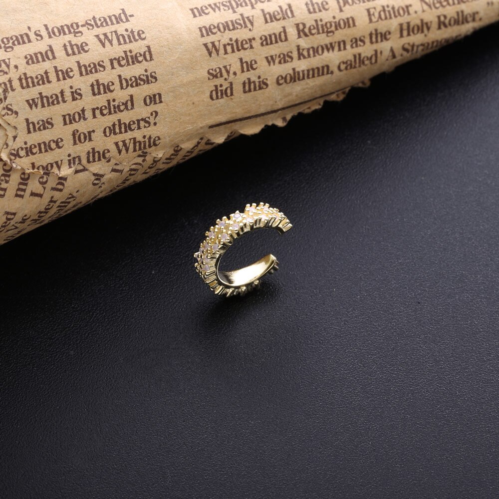 Shadowhunters äkta 925 sterling silver opal öronkudd kvinnor smycke klämma på örhänge för bästa vän uttalande kristall tillbehör
