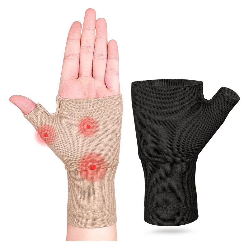 Gants de protection élastiques, 1 paire, attelle de poignet, soulagement de la douleur, pression de deuxième niveau, anti-inflammatoire