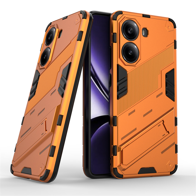 For Xiaomi Poco X7 Pro 5G Case Magnetic Armor Shockproof Phone Cases for Pocophone Pocco X7Pro X 7 Pro 5G Kickstand Back Cover: GRIJS