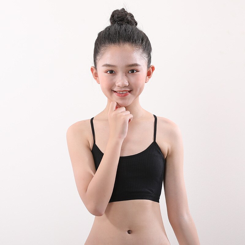 3pcs/lot Girls Training Bras Young Girl Bra Cotton Teenage Underwear for Kids Summer Teens Puberty Clothing Underwear for Girls