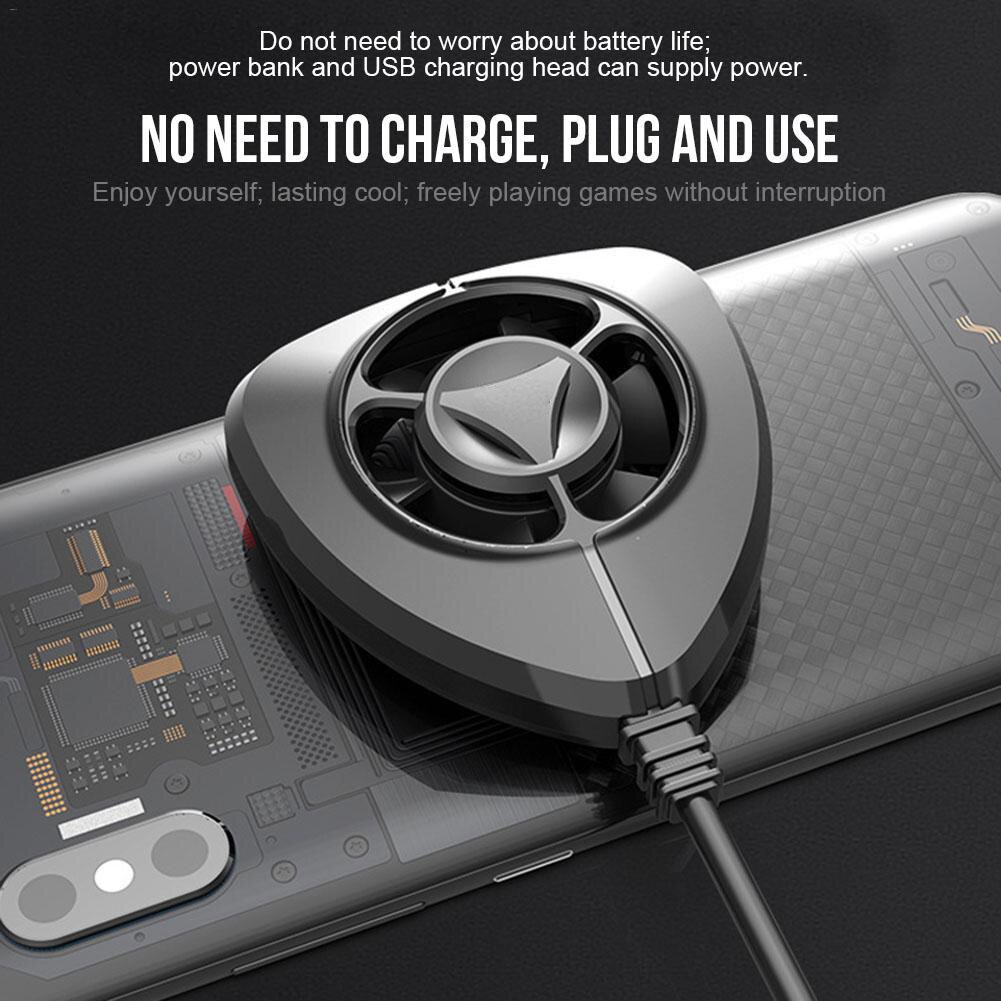 For MEMO FL02 Mobile Phone Radiator Phone Cooling Fan Case Cold Wind Handle Fan For PUGB Phone Cooler Phone Cooling Fan Case